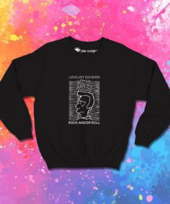 Homer Simpson Lovejoy Division Rock And Or Roll Sweatshirt