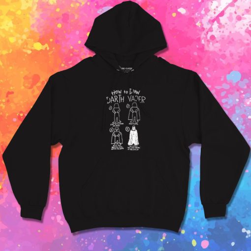 How To Draw Darth Vader Star Wars Hoodie