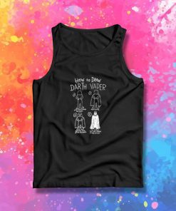 How To Draw Darth Vader Star Wars Tank Top