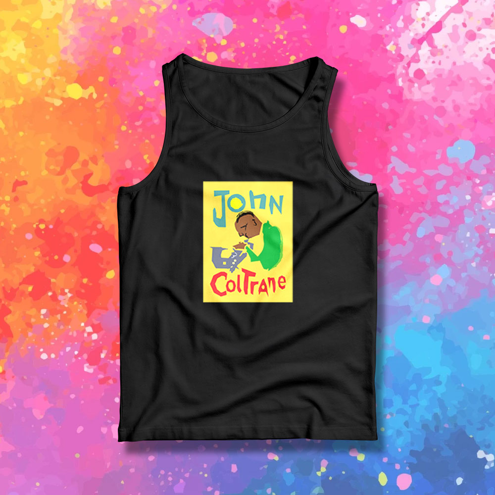 John Coltrane Jazz Music Band Tank Top