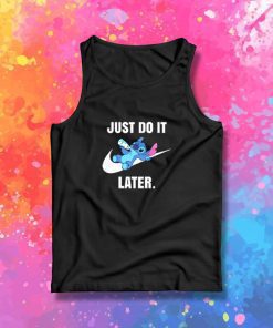 Just Do It Later Cute Baby Disney Stitch Tank Top