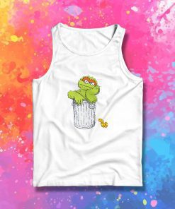 KAWS x Uniqlo x Sesame Street Oscar The Grouch Tank Top
