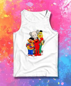 Kaws X Sesame Street Family Collab Tank Top