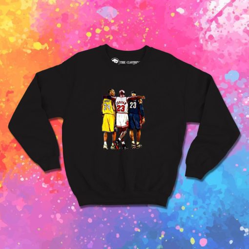 Kobe Bryant GOAT Hoodie x Michael Jordan x Lebron James Sweatshirt