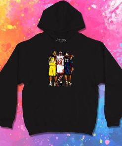 Kobe Bryant GOAT x Michael Jordan x Lebron James Hoodie