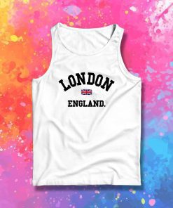 London England Flag Tank Top