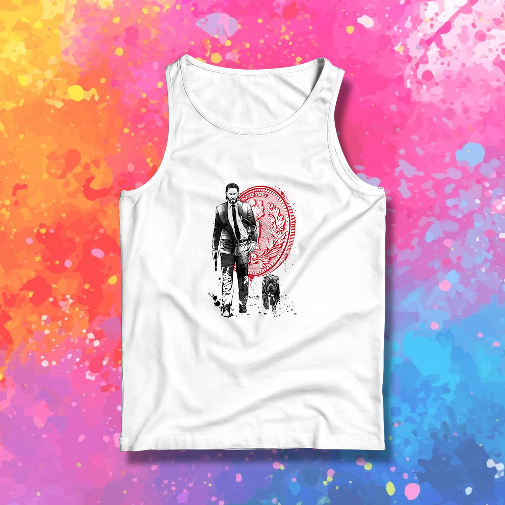 Lone Hitman and Cub Tank Top