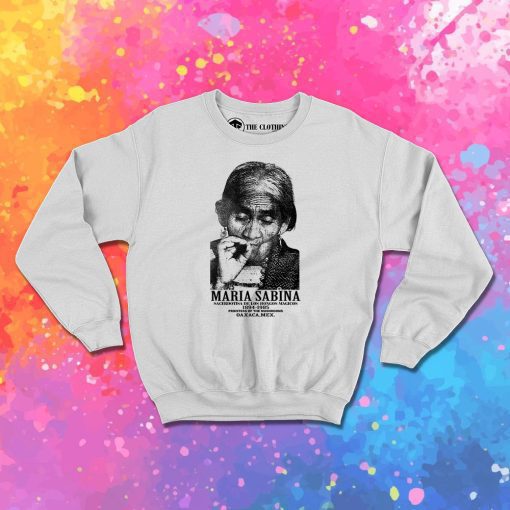 Maria Sabina Priestess of the Mushrooms Sweatshirt