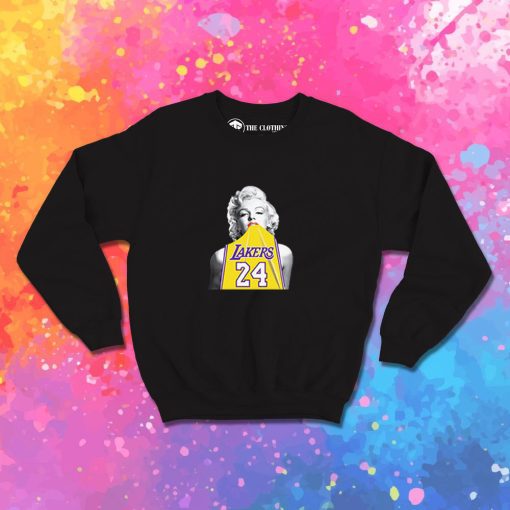 Marilyn Monroe Lakers 24 Kobe Bryant Hoodie Sweatshirt