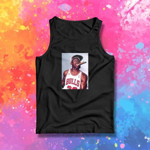 Michael Jordan Cigar Smoke Champions Tank Top