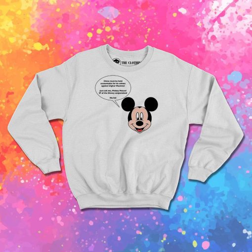 Mickey Mouse Just Ask Me Sweatshirt