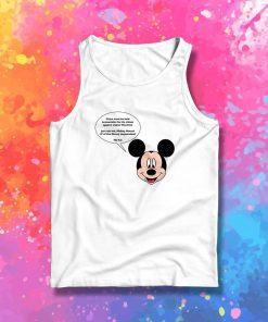 Mickey Mouse Just Ask Me Tank Top