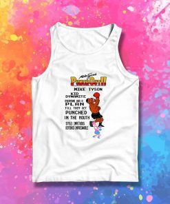 Mike Tyson Punchout In The Mouth Tank Top