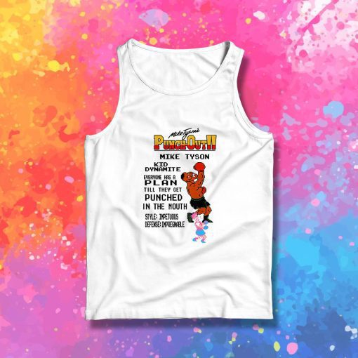 Mike Tyson Punchout In The Mouth Tank Top