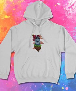 Moai Statue Print Hoodie
