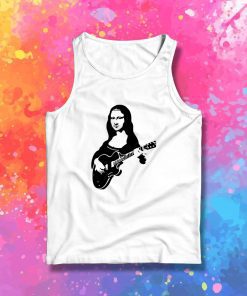 Mona lisa with a guitar Tank Top