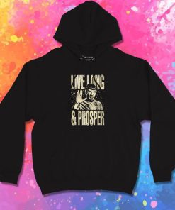 Monotone Live Long Prosper Star Trek Hoodie
