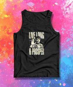 Monotone Live Long Prosper Star Trek Tank Top