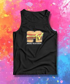 Music Television Hamburger Tank Top