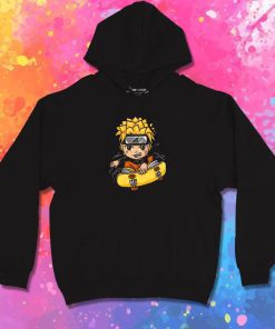 Naruto Skateboarding Cartoon Hoodie