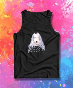New Billie Eilish Tarantula Mouth Tank Top
