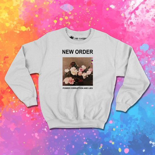 New Order Power Corruption and Lies Vintage Sweatshirt