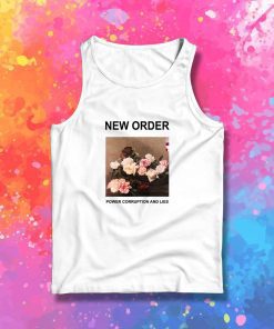 New Order Power Corruption and Lies Vintage Tank Top