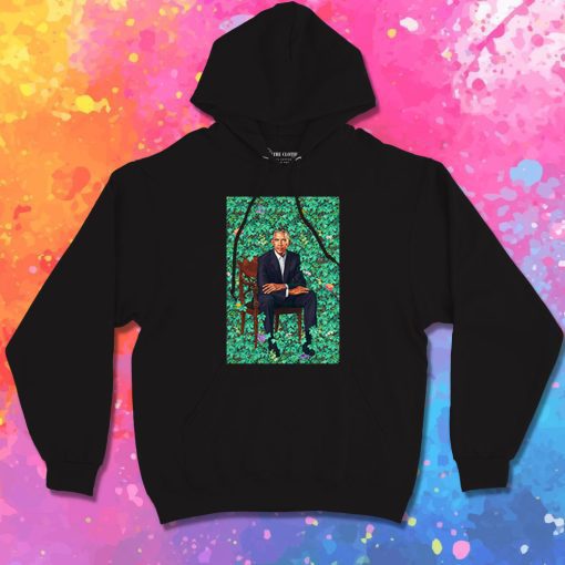 Obama Portraits Blend Paint Hoodie