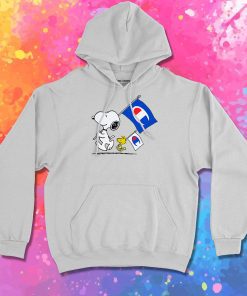 Peanuts Snoopy And Woodstock Flag Hoodie