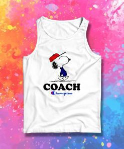 Peanuts Snoopy Coach Champion Tank Top