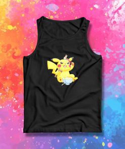 Pikachu Eating Ramen Tank Top