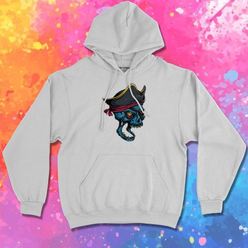 Pirate Skull Blue Hoodie