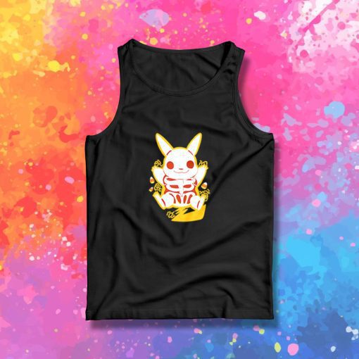 Pokemon Pikachu Skeleton Tank Top