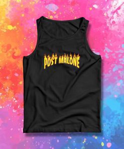 Post Malone Thrasher Flame Tank Top