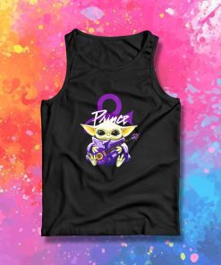 Prince Baby Yoda Hug Guitar Tank Top