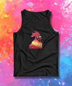 Proud Rooster Portrait Tank Top