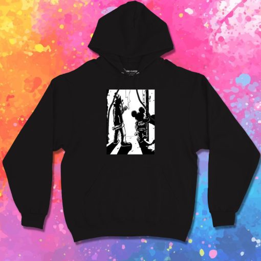 Punk Rock Goofy and Mickey Hoodie