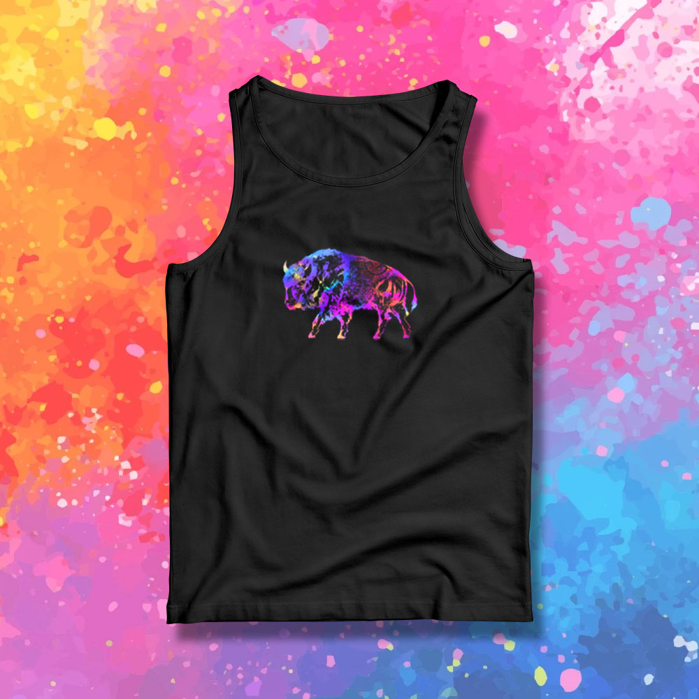 Rainbow Buffalo Tank Top