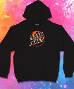 Rebel Emblem Orange Hoodie