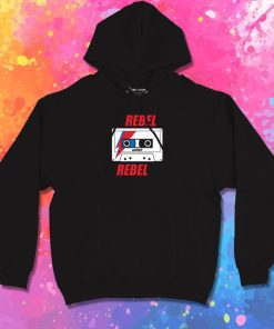 Rebel Rebel Bowie Mixtape Retro Music Hoodie