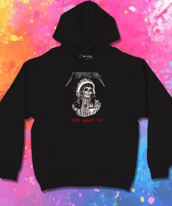 Red Indian Skeleton Yeezus Tour Hoodie