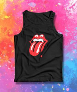 Rolling Stones Vampire Logo Tank Top