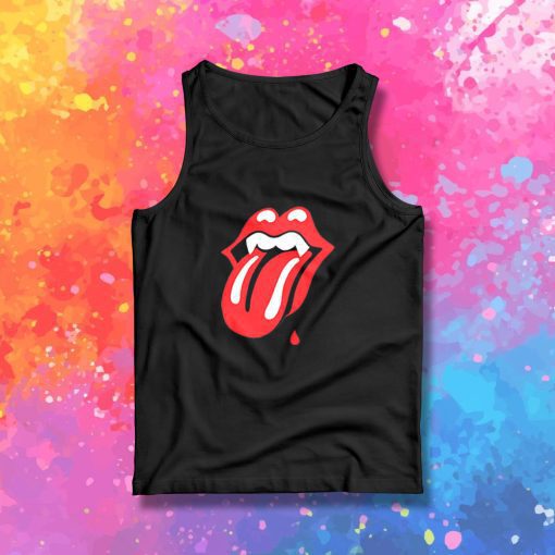 Rolling Stones Vampire Logo Tank Top