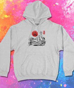 Screaming red sun Hoodie
