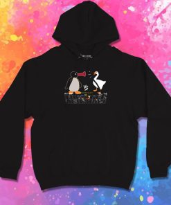 Select penguin vs goose Hoodie