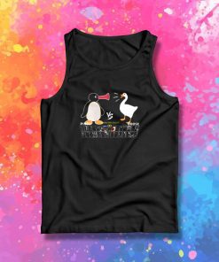 Select penguin vs goose Tank Top