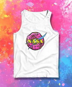 Simpsons Donut Nasa Symbol Tank Top