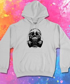 Skull Mask gas mask white Hoodie