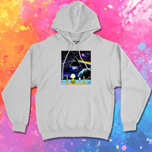 Snoopy and Charlie Brown Pink Floyd Hoodie