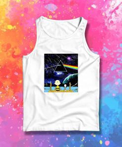 Snoopy and Charlie Brown Pink Floyd Tank Top
